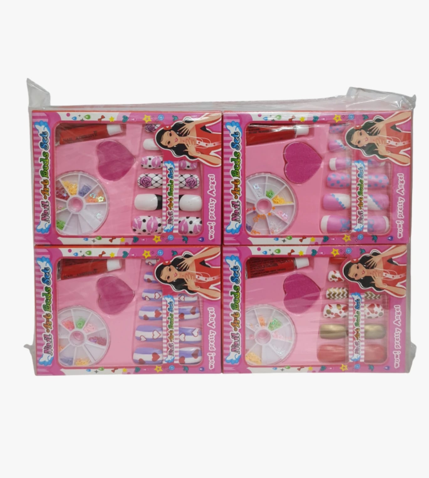 Charming Kids Nail Art Set with Elegant Design and Art Accessories for Nail Decoration for Girls