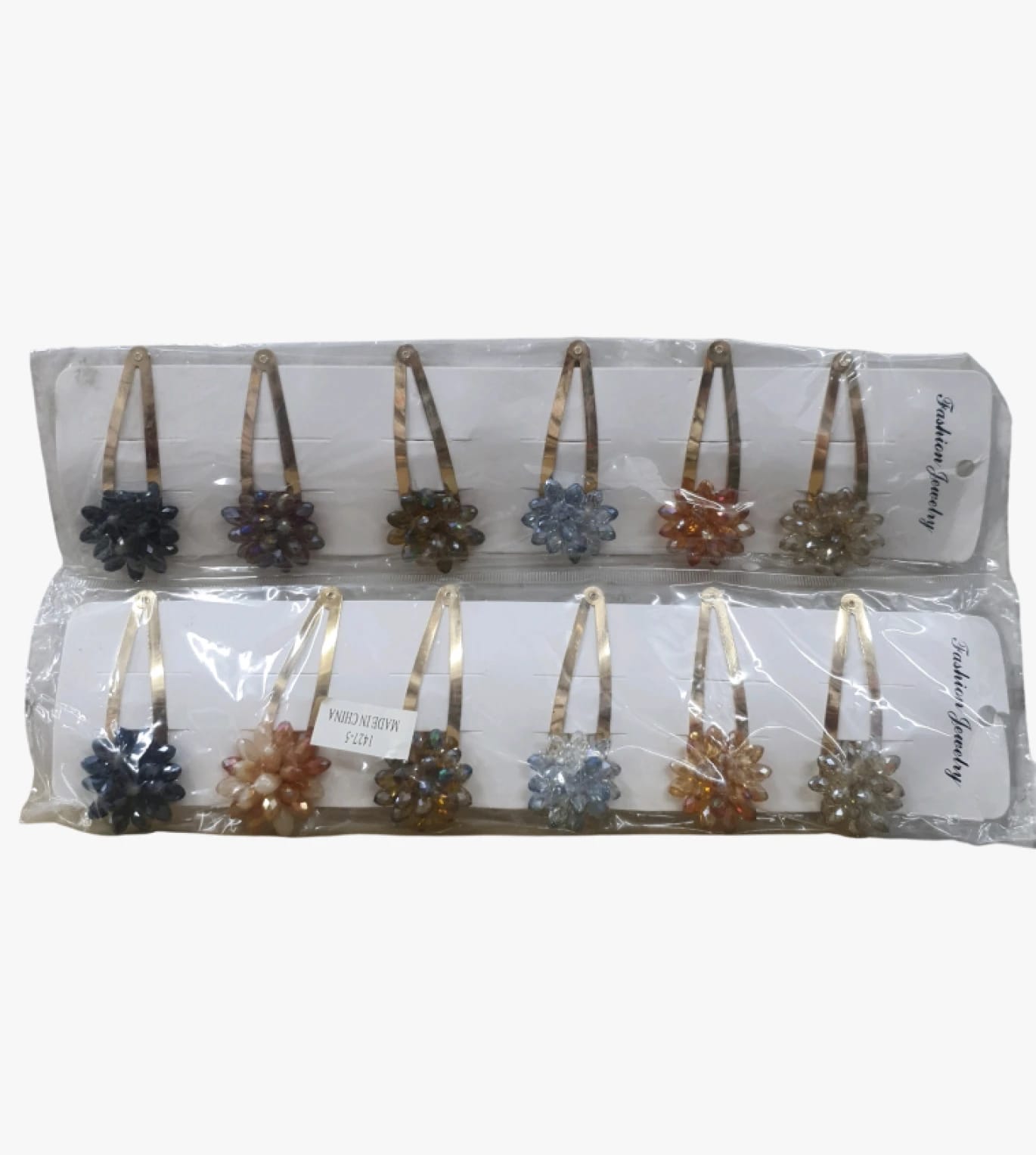 Colorful Floral Design Hair Clips by Fashion Jewelry for Women and Girls, Perfect for Daily Wear and Special Occasions