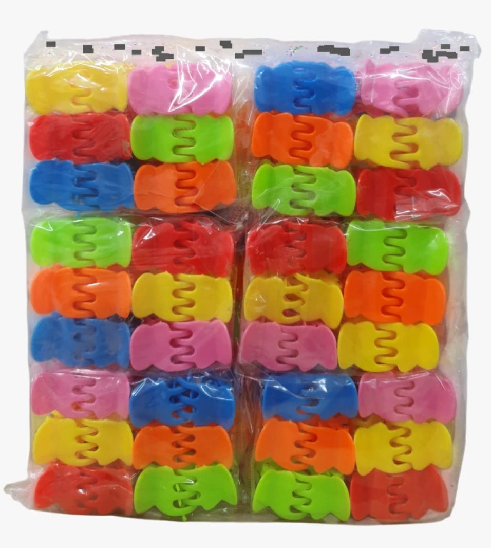 Colorful Plastic Hair Clips Multipack with Unique Design for Women and Girls, Ideal for Everyday and Special Occasions