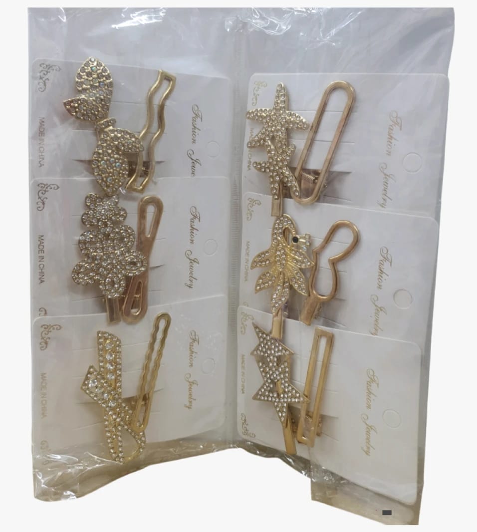 Luxury Hair Clip Set by Fashion Jewelry with Stunning and Unique Design for Women and Girls for Elegant Styling