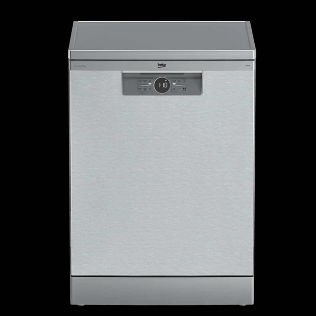 Beko Dishwasher, 6 Programs, 14 Place Settings, 4 Sprayers - Silver