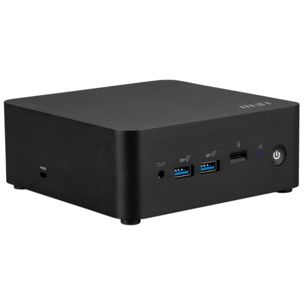 MSI Cubi 1M Mini PC NUC, Portable Mini PC Desktop (Series 1) Intel Core 5 120U, (No Memory Or Storage) Customizable SODIMM DDR4 Memory + M.2 PCIe NVME SSD + 2.5HDD Support, Intel Graphics, Thunderbolt™ 4