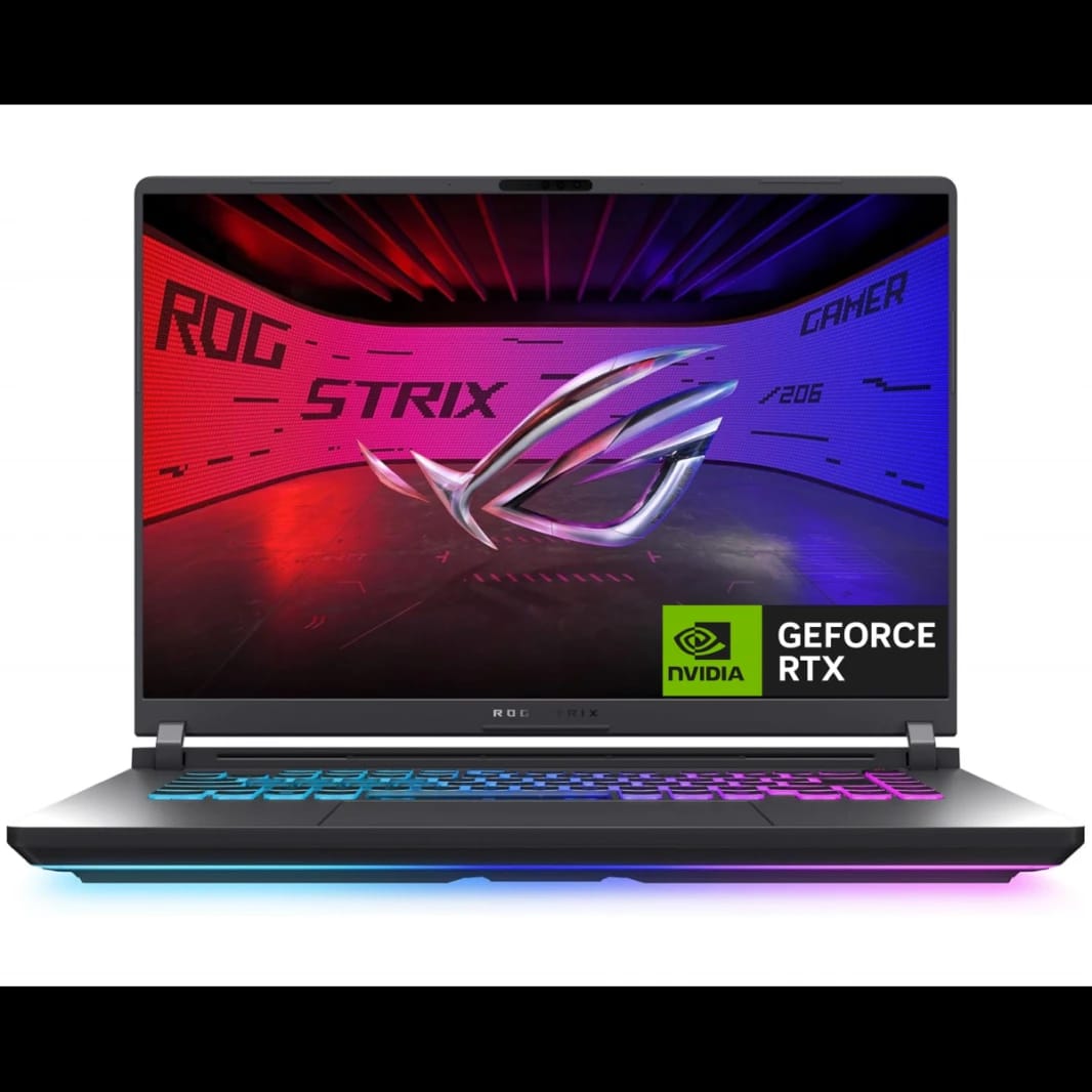 لابتوب ROG Strix G18 الجديد 2025، معالج Intel® Core™ i7 14650HX، بطاقة رسومات NVIDIA® GeForce RTX™ 5050 بذاكرة 8GB GDDR7، شاشة 18 بوصة FHD+ بتردد 144 هرتز - رمادي إكليبس