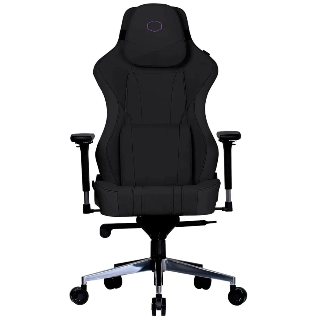Cooler Master Caliber X2C (Black) Premium Gaming Chair w/ Cool-In Technology, Breathable Perforated Cooler Design, Steel Frame, Ultra Comfortable Memory Foam & PU, 4D Armrest, Up To 180° Recline & 150KG Max Weight Load