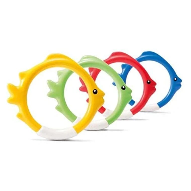 Intex Underwater Fish Rings, Ages 6+, 4 Colors