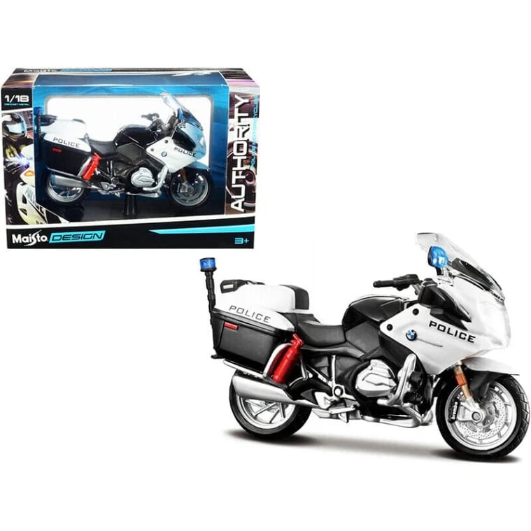 BMW R 1200 RT California Highway Patrol (CHP) Police Motorcycle – 1:18 Scale Model
