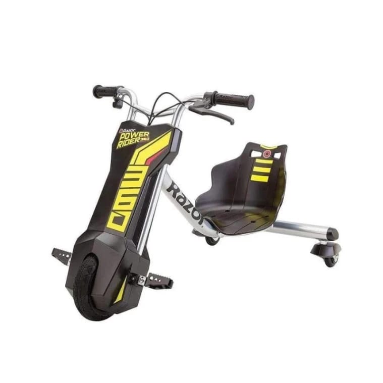 Razor Power Rider Electric Scooter, 360 Black