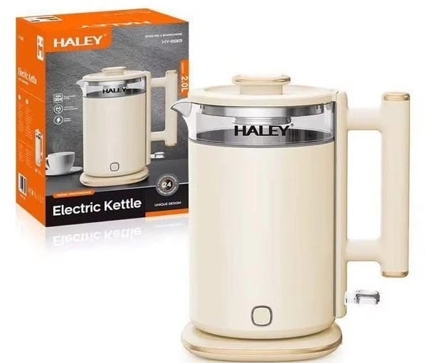 Haley Electric Kettle Unique Design, Functional and Advanced for Tea and Coffee Lovers with Easy Cleaning and Large Capacity