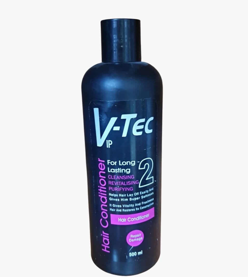 V-Tec IP بلسم شعر مطور للنعومة والعناية بالشعر الطويل والتالف، للرجال والنساء