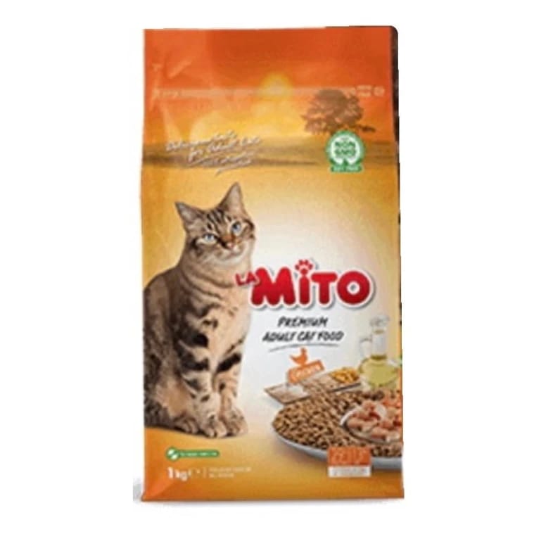 LaMito Premium Adult Cat Food with Chicken Flavor, Perfect for Diverse Cat Tastes, Offers Complete and Balanced Nutrition