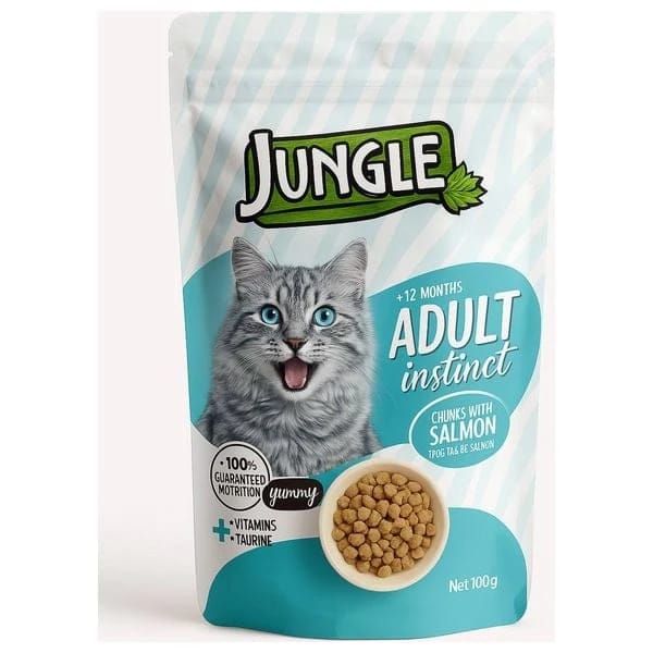 Jungle Pouch with Salmon, 100g