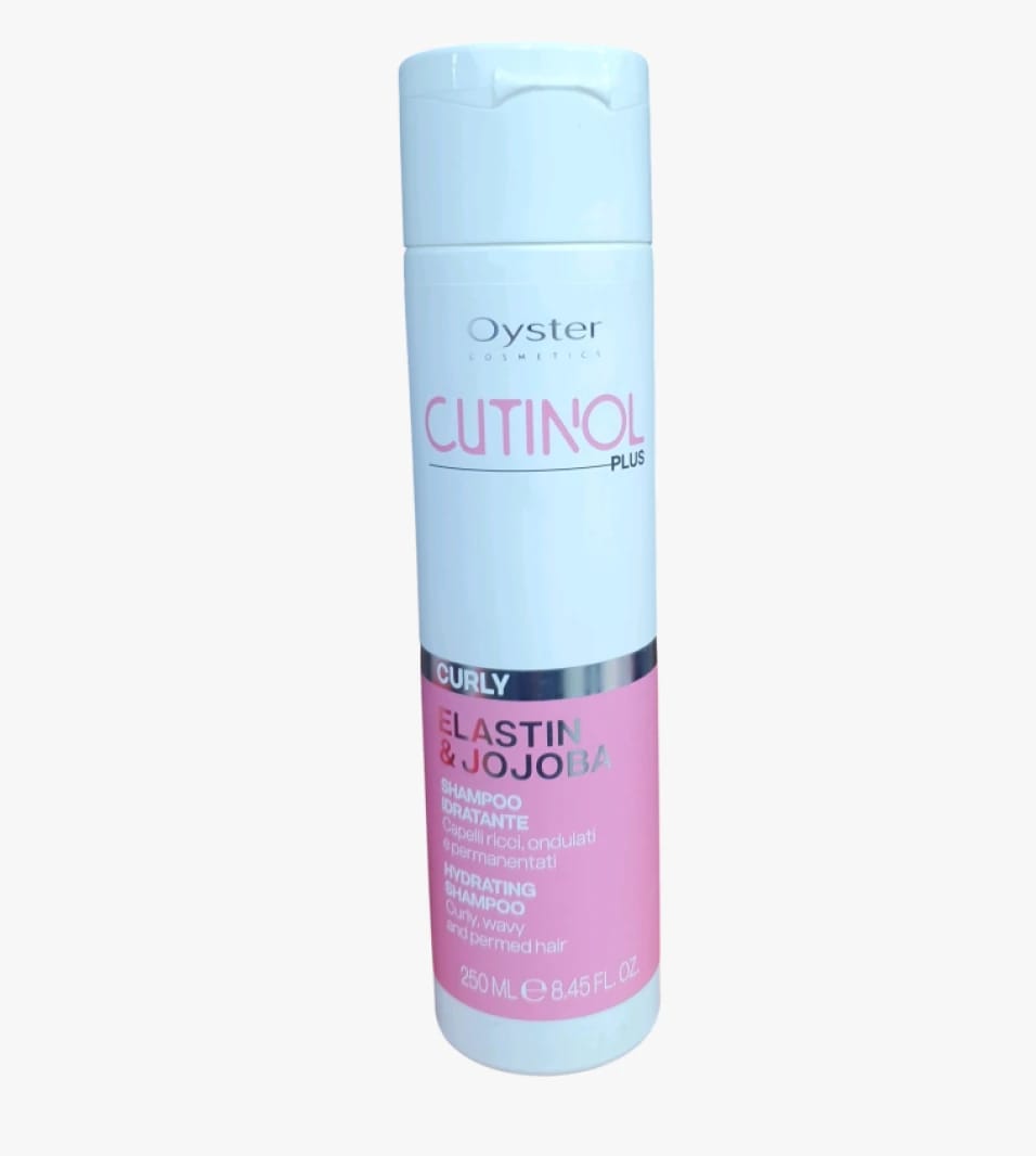 Oyster Cosmetics Cutinol Plus Shampoo with Elastin and Jojoba Oil for Curly and Wavy Hair