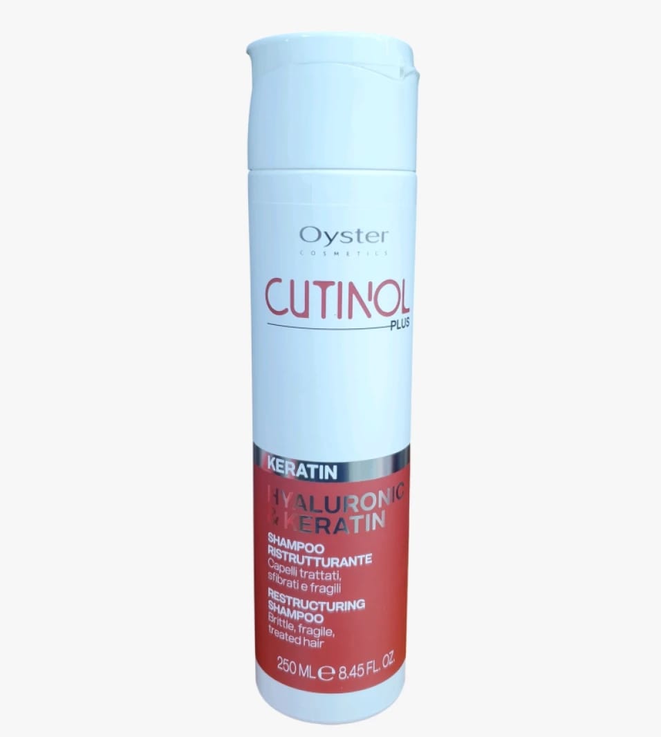 Oyster Cosmetics Cutinol Plus Hyaluronic & Keratin Shampoo for Brittle and Fragile Hair