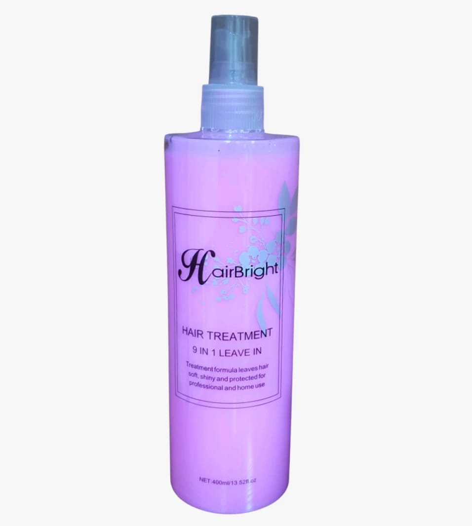 HairBright Hair Treatment, Luxurious 9 in 1 Solution for All, Keeps Hair Soft and Protected Daily.