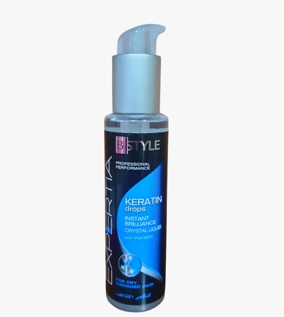 Bstyle Expertia Keratin Drops for Enhanced Shine and Repair, Perfect for Dry and Damaged Hair Types