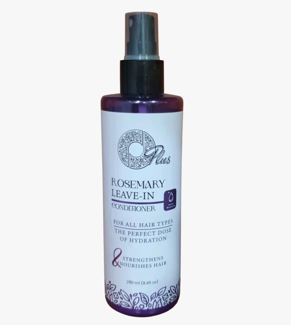 C Plus Rosemary Leave-In Conditioner Hydrating and Nourishing for All Hair Types - Strengthens and Nourishes