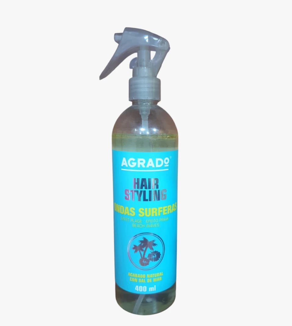 Agrado Hair Styling Beach Waves Spray for Surf-Inspired Hair with Natural Finish
