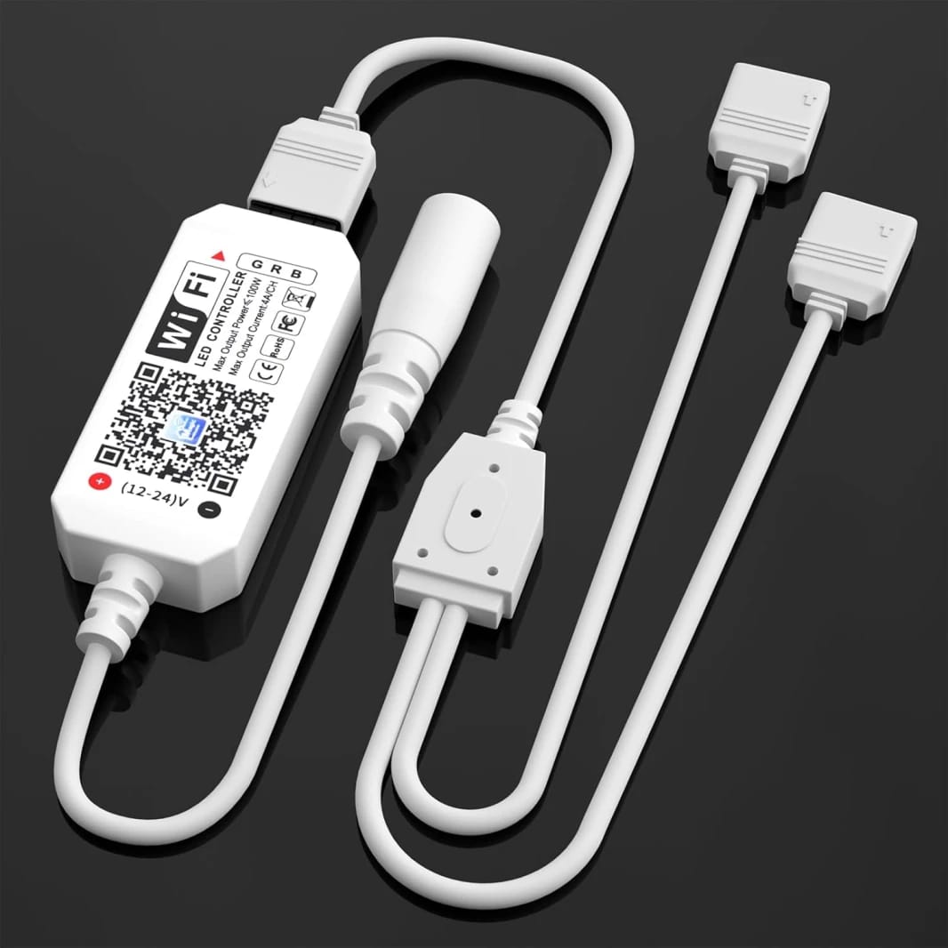 محول LED ذكي ألوان RGB مع ريموت IR