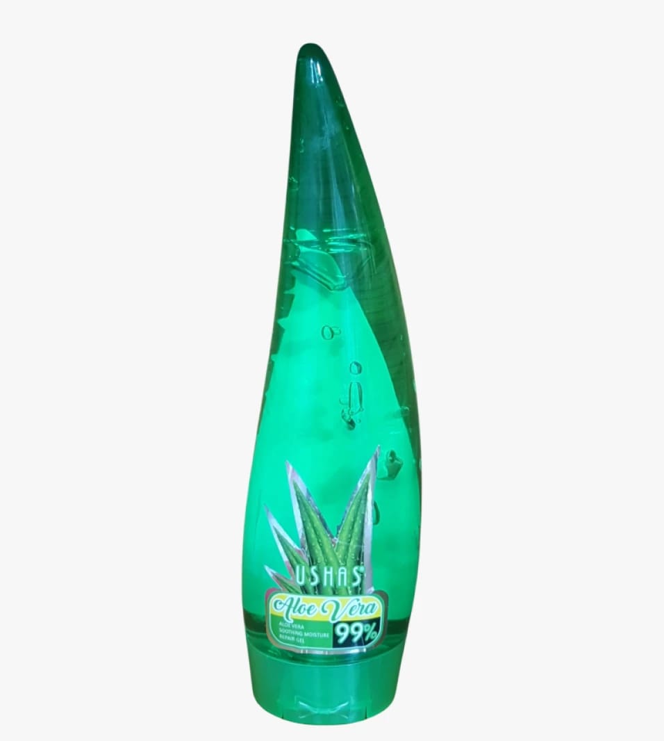 Ushas Aloe Vera Gel for Soothing Skin with Elegant Design for Users Seeking Softness, Refreshment, and Natural Nourishment