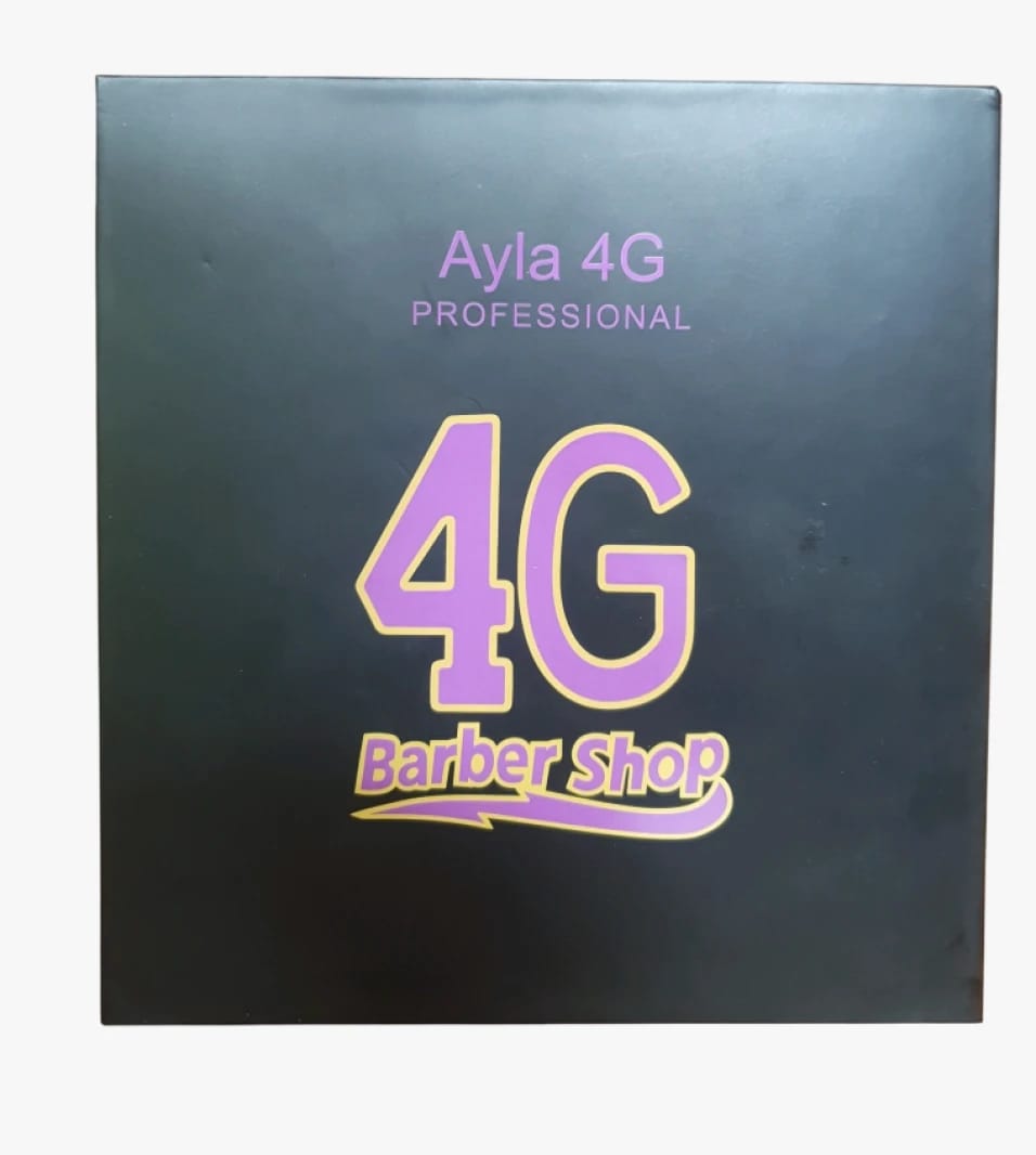 آلة حلاقة احترافية للشعر واللحية من آيلا 4G تصميم عصري مثالي للحلاقين والرجال الباحثين عن دقة فائقة.