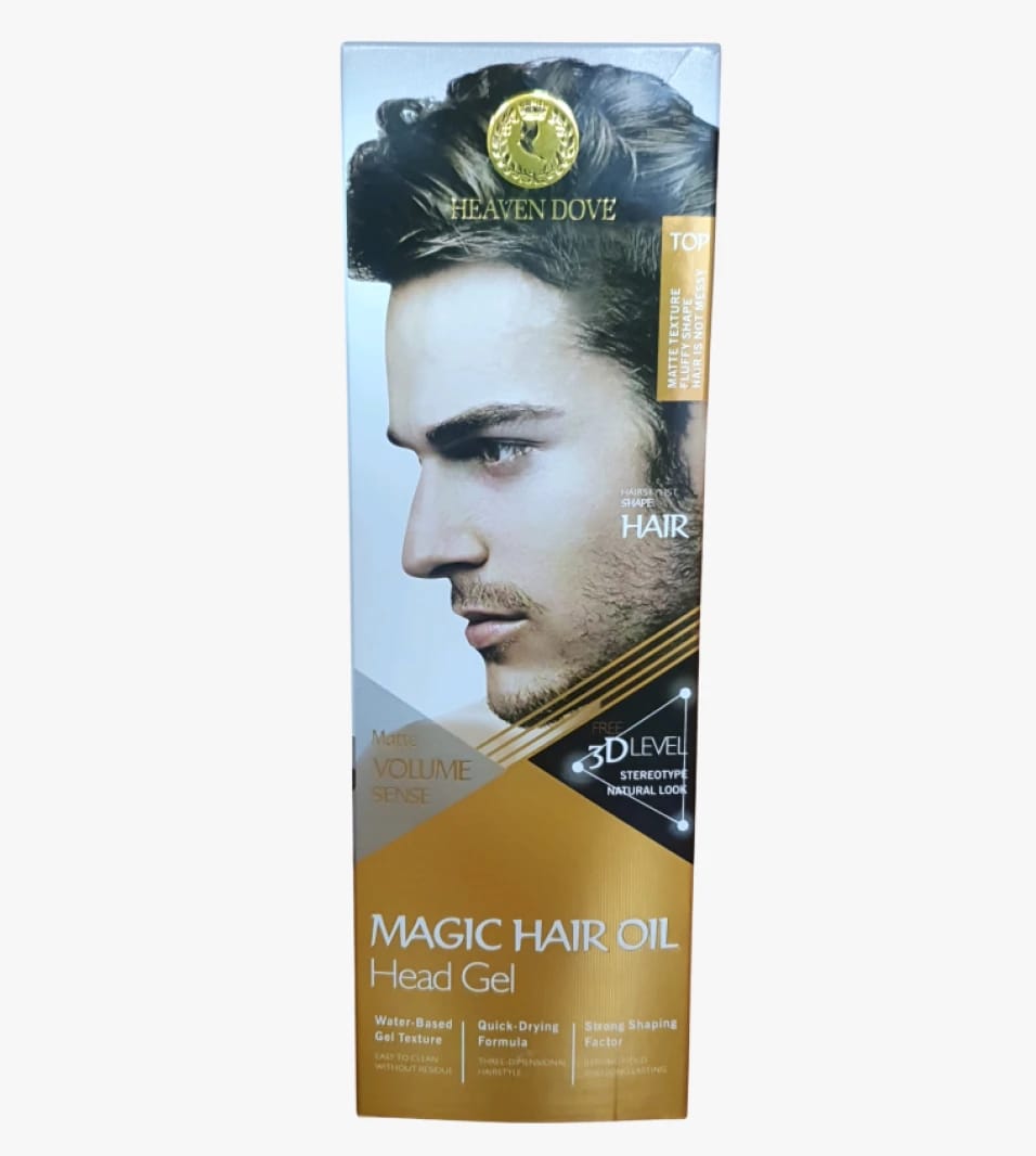 Heaven Dove Magic Hair Oil Head Gel for Stylish and Perfect Hair Design for All Hair Types and Elegance Levels