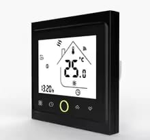 Smart Thermostat 002 - AL - 2Pipe - 220V - Black