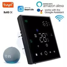 Smart Thermostat 002 - EL(4 Pipe) Black