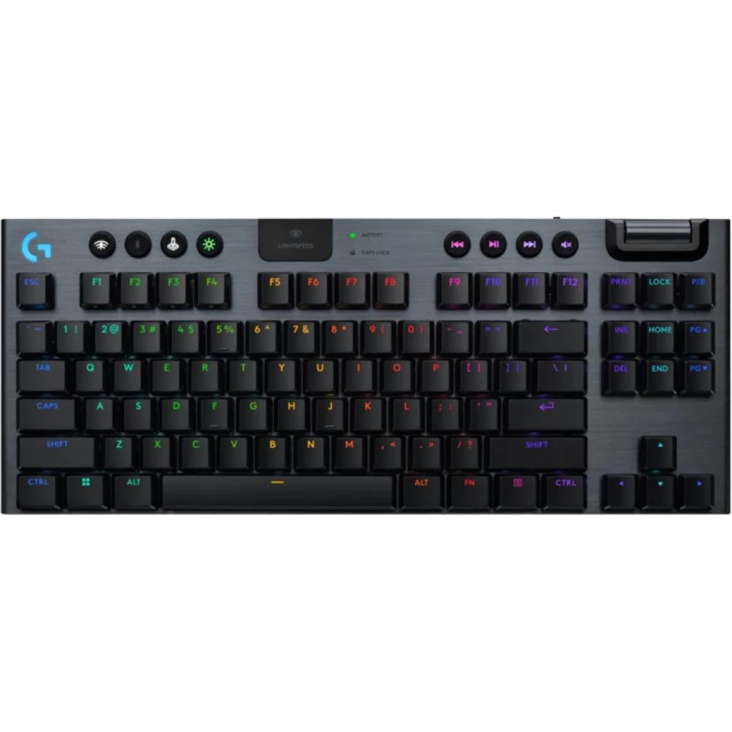 لوحة مفاتيح الألعاب اللاسلكية Logitech G915 X LIGHTSPEED TKL - أسود