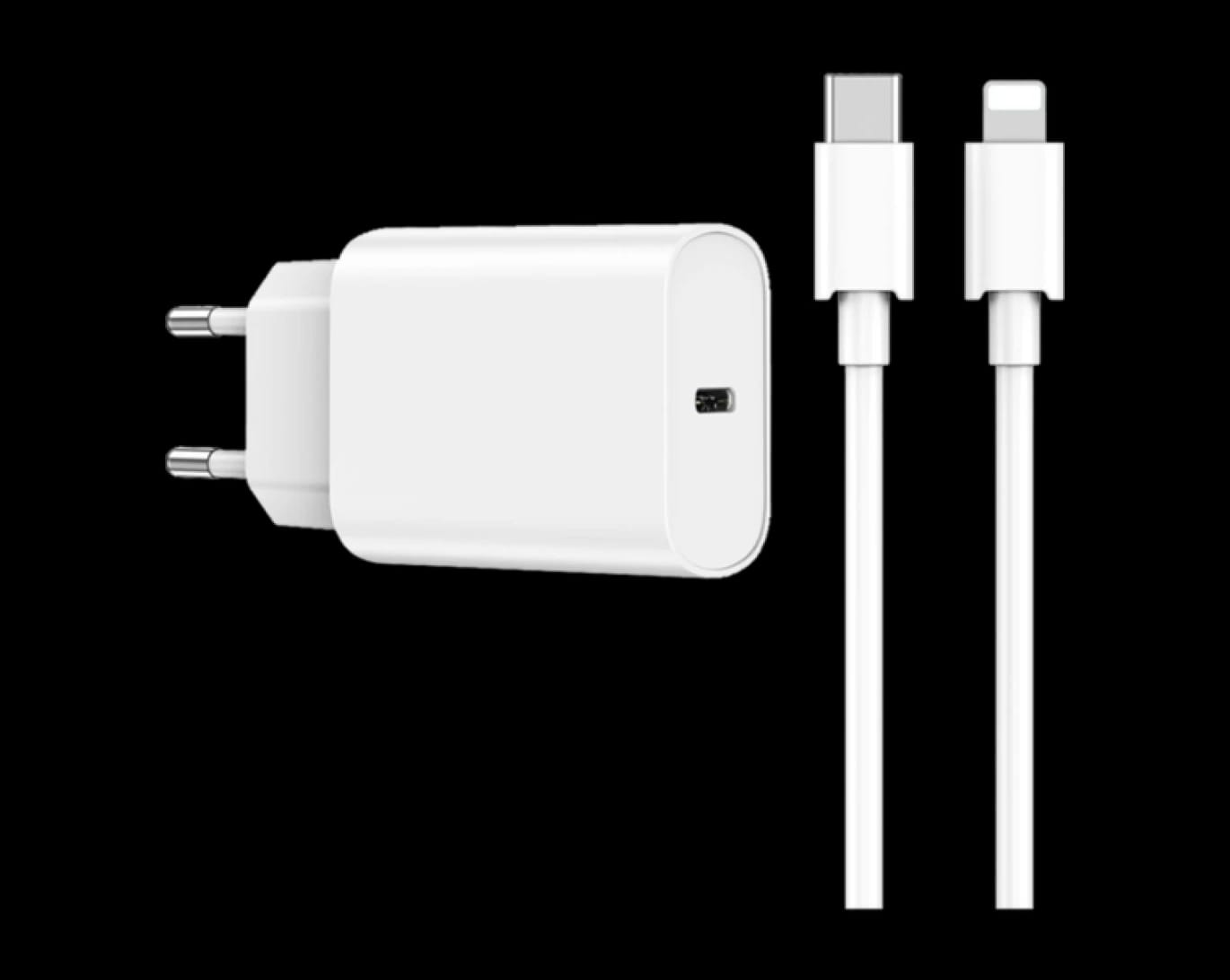 WiWU Wi-U001 PD Fast Charger 20W EU Plug with Cable