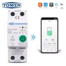 WIFi Smart Meter 1P 63A - With Over/Under Voltage and Current Protector - Tomzn