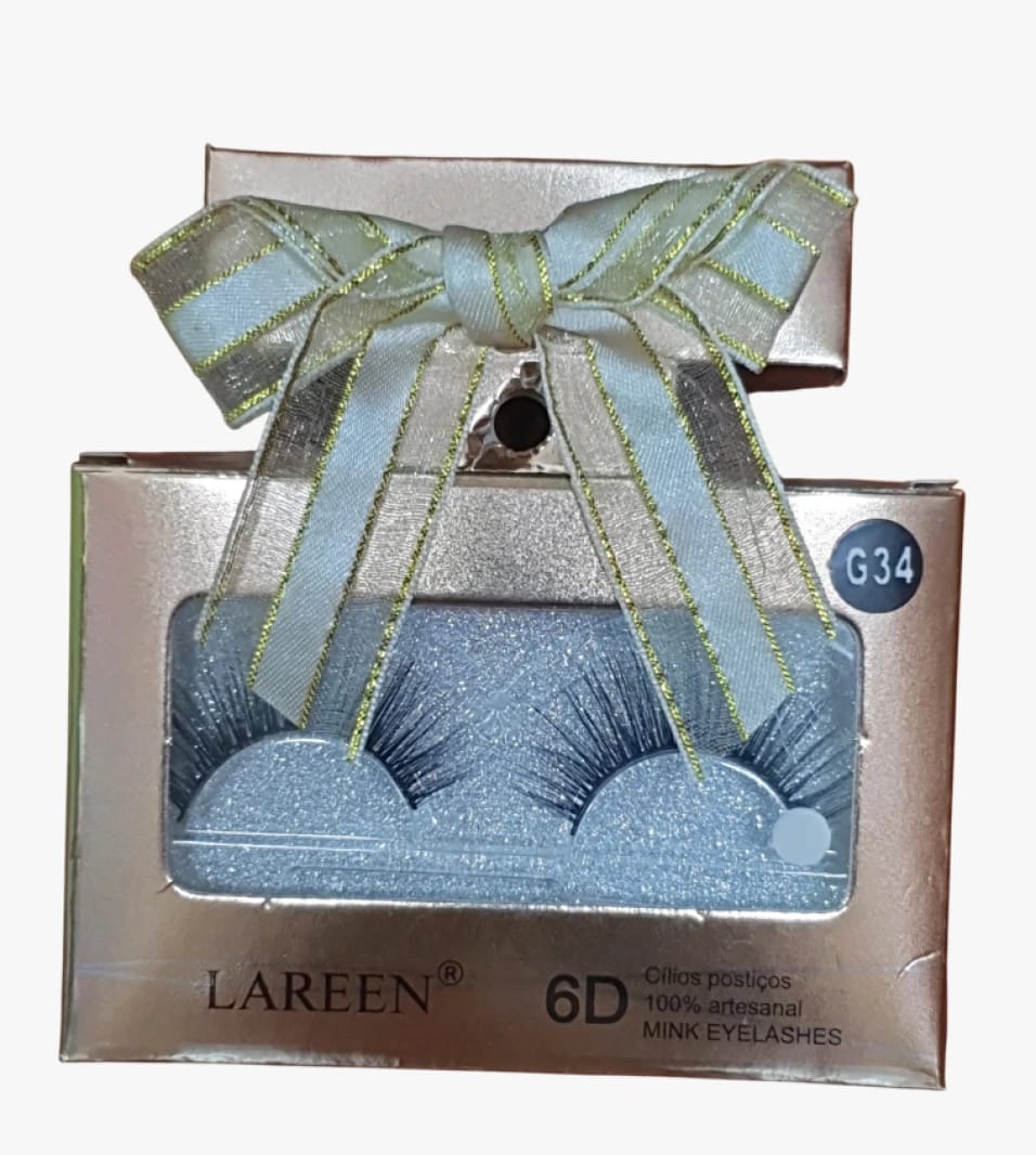 Lareen Fabulous 6D Mink Eyelashes Set for Women with Luxurious Design, Stunning Look