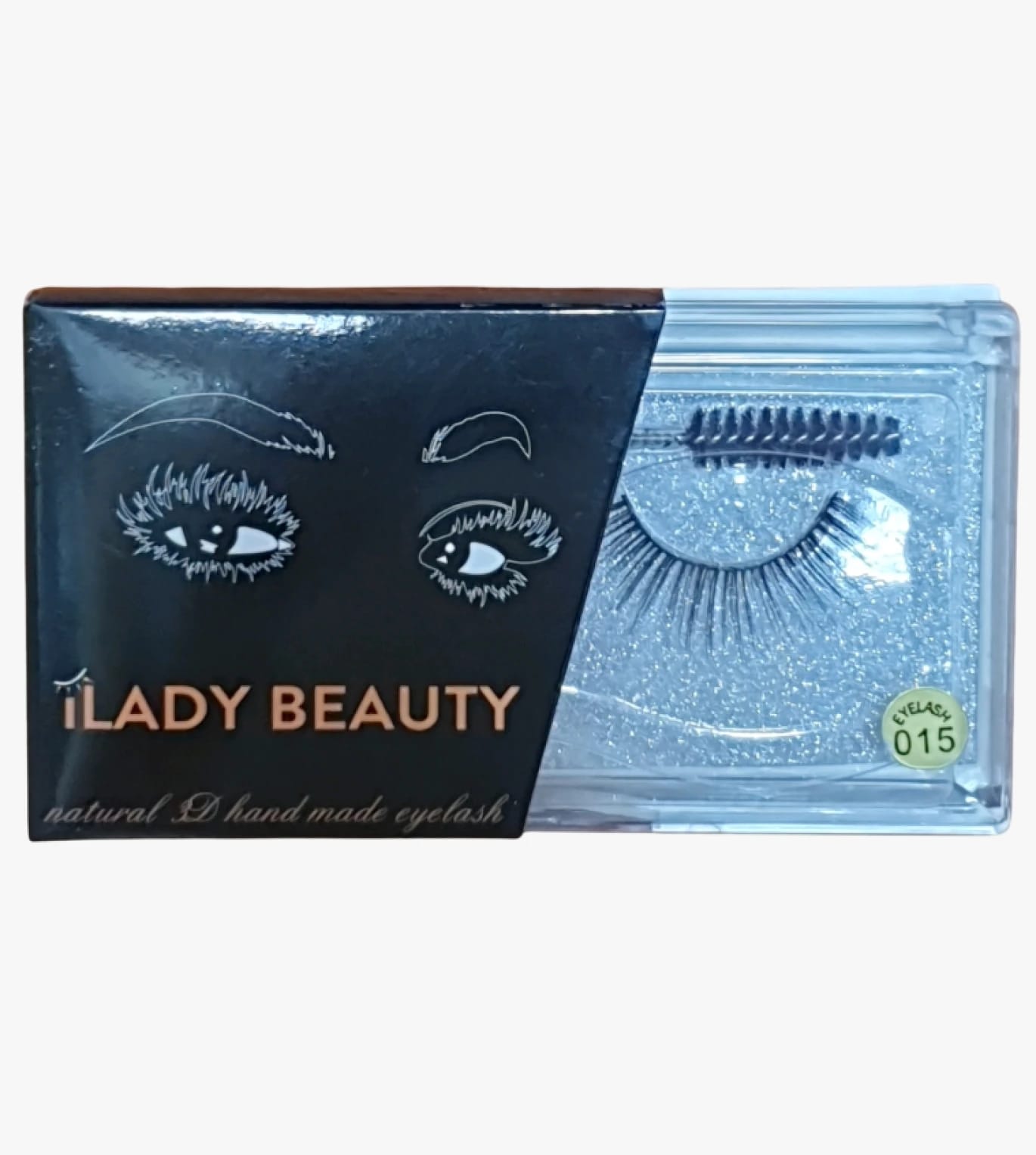 منتج iLADY BEAUTY رموش ثلاثية الأبعاد الطبيعية يدوية الصنع لزيادة جاذبية وجمال العيون للسيدات