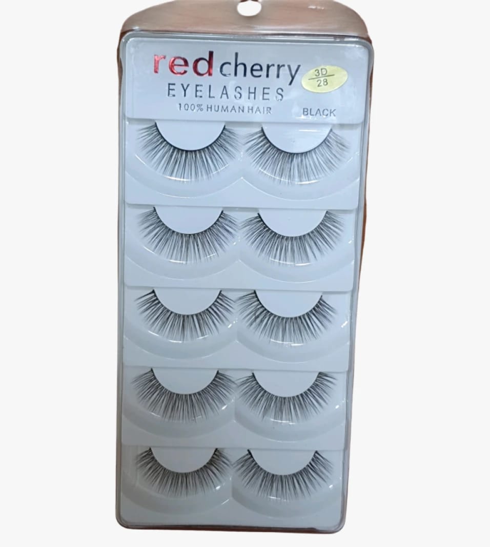 Red Cherry Luxurious Design False Eyelashes Pack for Women - Natural-Looking Lashes