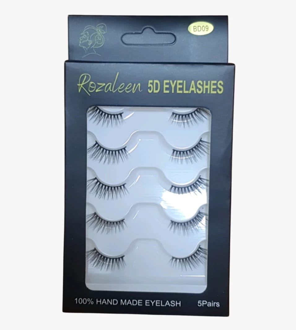 Rozaleen 5D Eyelashes Stunning and Elegant Lash Design for Women Seeking a Natural and Glamorous Look