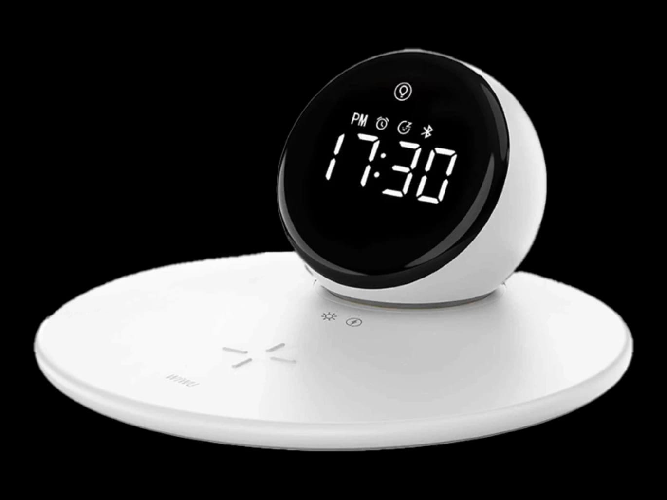WiWU Wi-W017 Night Light Wireless Charging Clock Bluetooth Speaker