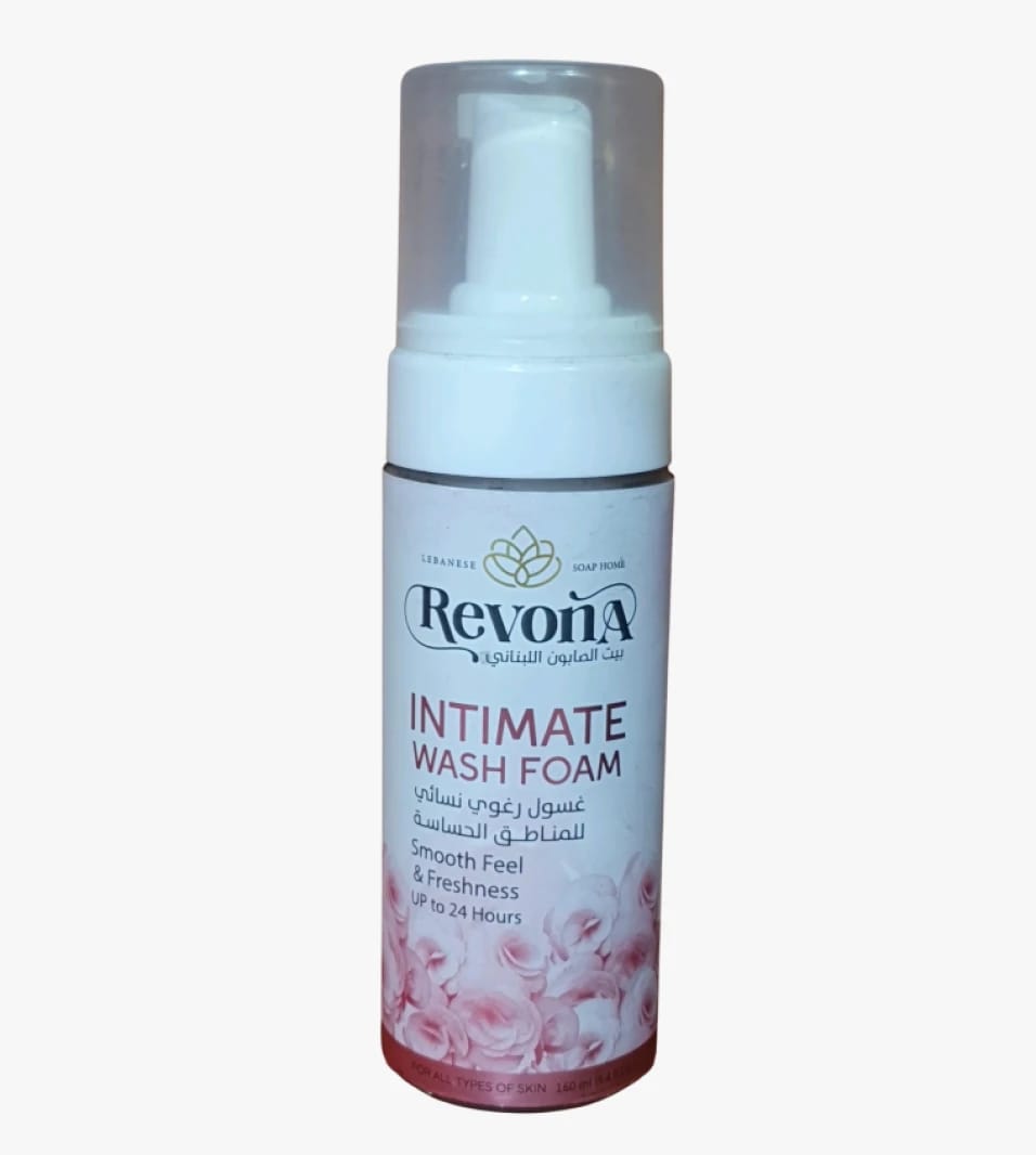 Revona Women's Intimate Wash Foam with Rose Fragrance for Gentle Cleansing and Lasting Freshness