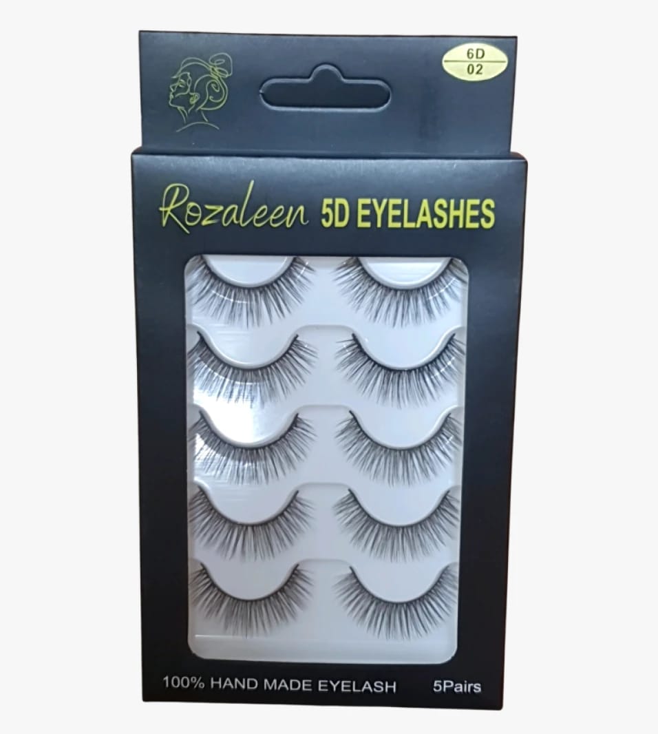 Rozaleen 5D Ultra-Volume Eyelashes for Women, Luxurious Design for All Occasions