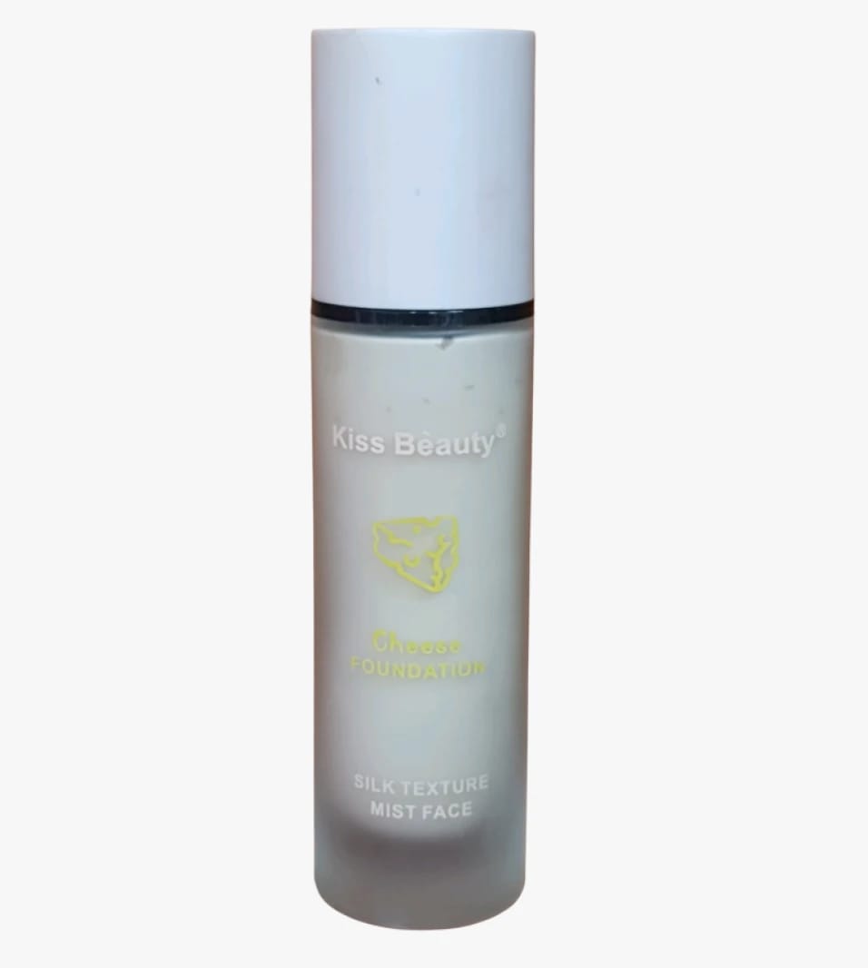Kiss Beauty Cheese Foundation Silk Texture Mist Face For Diverse Beauty Occasions