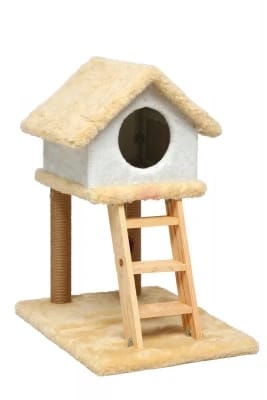 Cat House Scratcher with Ladder
