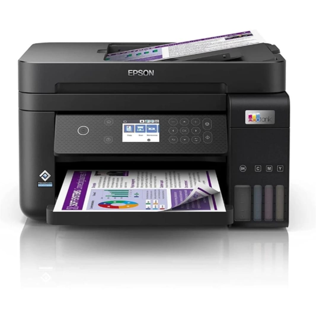 Epson EcoTank L6270 A4 Wi-Fi Duplex All-in-One Print, Scan, Copy Ink Tank Printer with ADF Ethernet & Wi-Fi Direct Auto-Duplex printing up to 15.5ipm