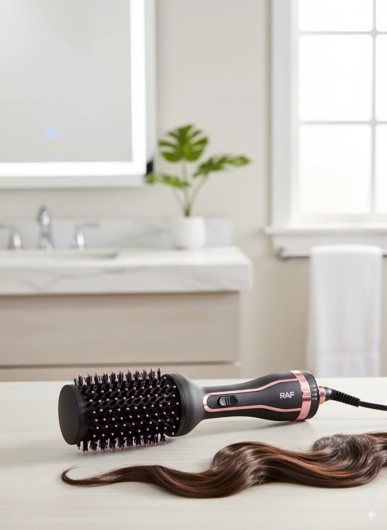 RAF Versatile Blow Out Brush Styling Tool with Modern Design for Professionals and Home Users Perfect for Achieving Shiny and Sleek Hair