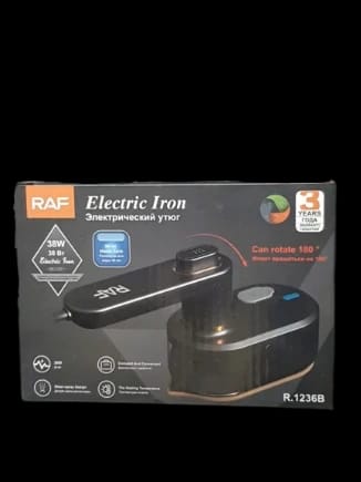RAF Electric Iron with Compact and Convenient Design, Perfect for Homes and Families Seeking Modern Appliances for Efficient and Versatile Ironing Solutions.