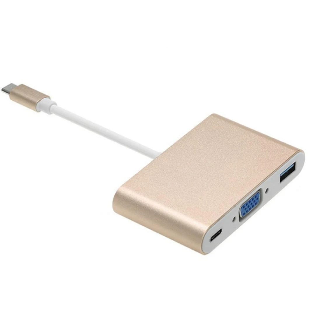 Converter Type-C to USB3.0 - VGA - TYPE-C