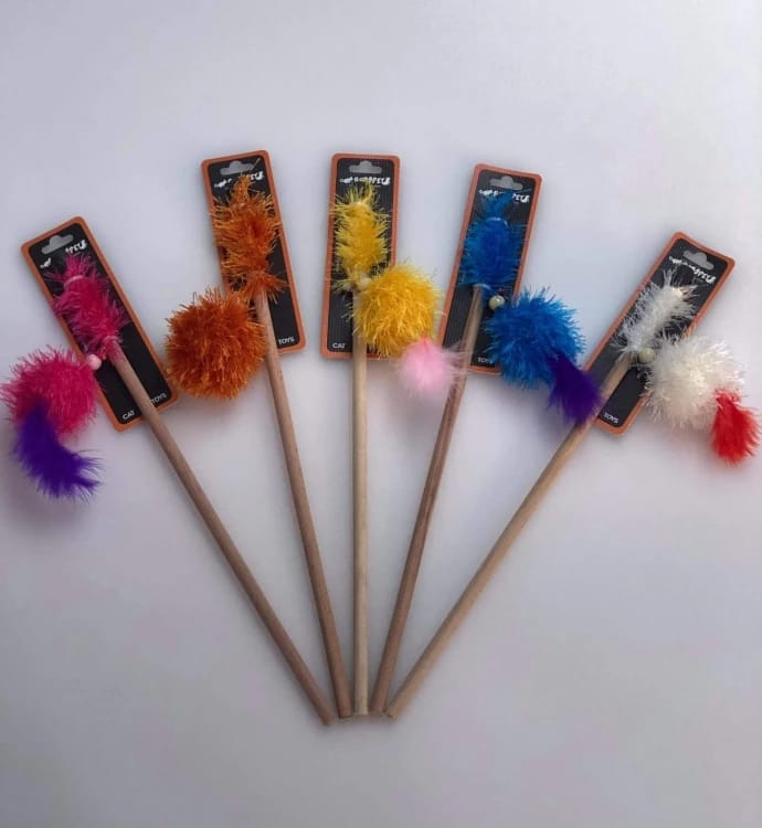 cat stick game with different color