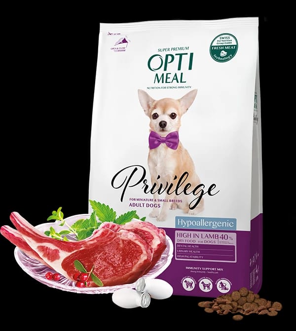 Opti meal Adult Dogs Of Miniature And Small Breeds Lamb And Rice 1.5kg