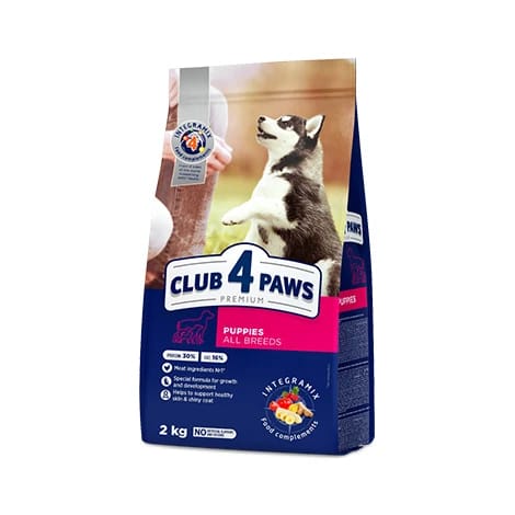 Club 4 paws Puppies Of All Breeds "Rich In Chicken" 2kg