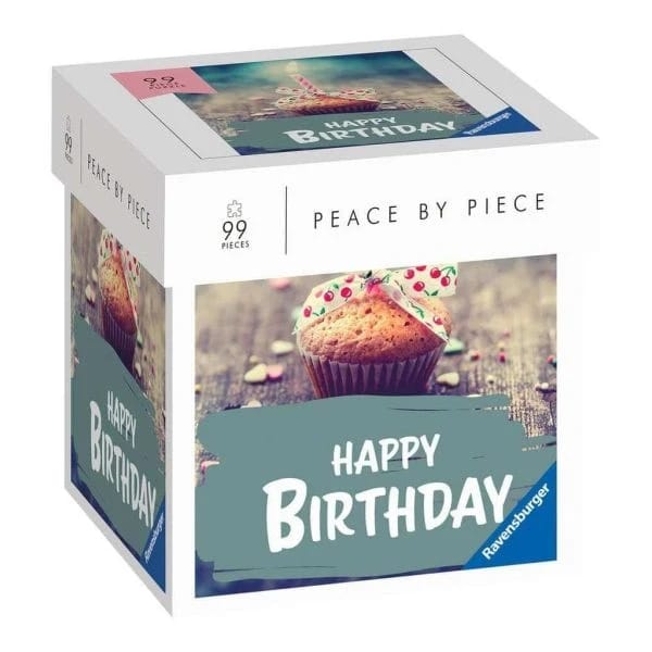 Ravensburger Happy Birthday Puzzle – Peace by Piece 99 Pieces, Age 10+