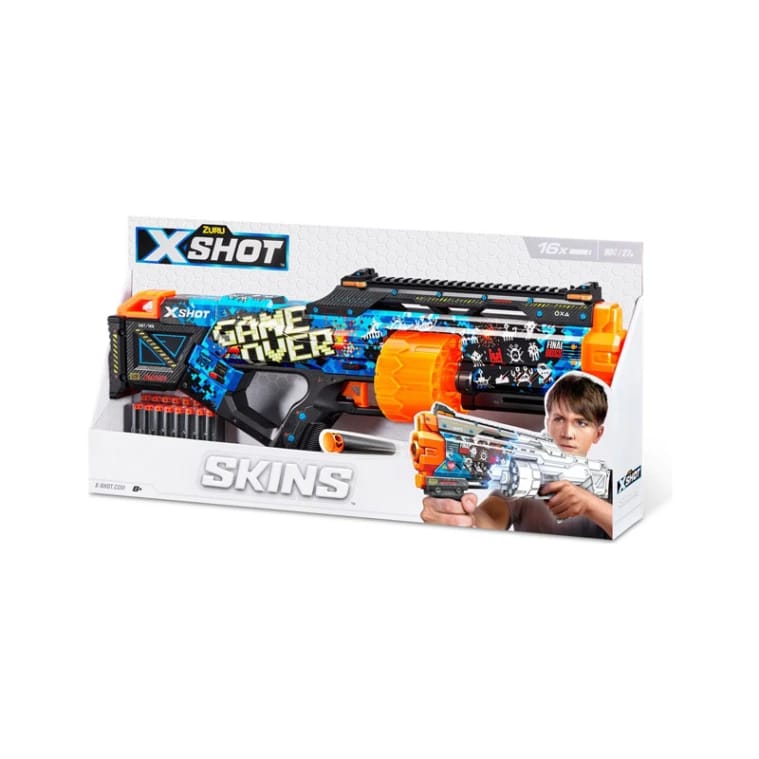 Zuru XShot Skins Last Stand Dart Blaster, Game Over 60 x 9.7 x 29 cm