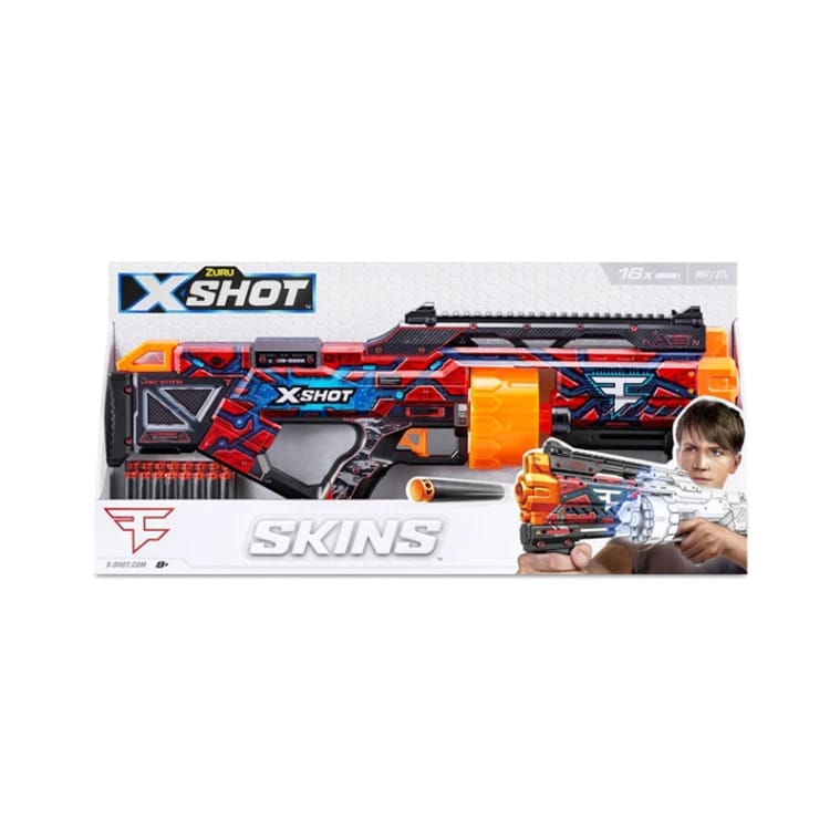 Zuru X-Shot Skins Last Stand Dart Blaster, Faze Clan 60 x 9.7 x 29 cm