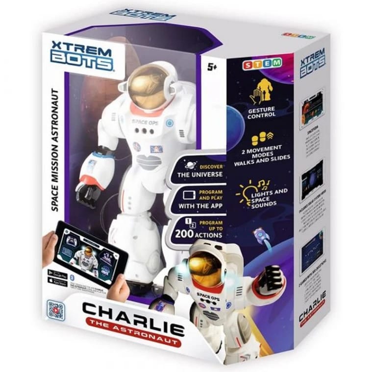 Xtrem Bots Charlie The Astronaut 33 x 27 x 12 cm